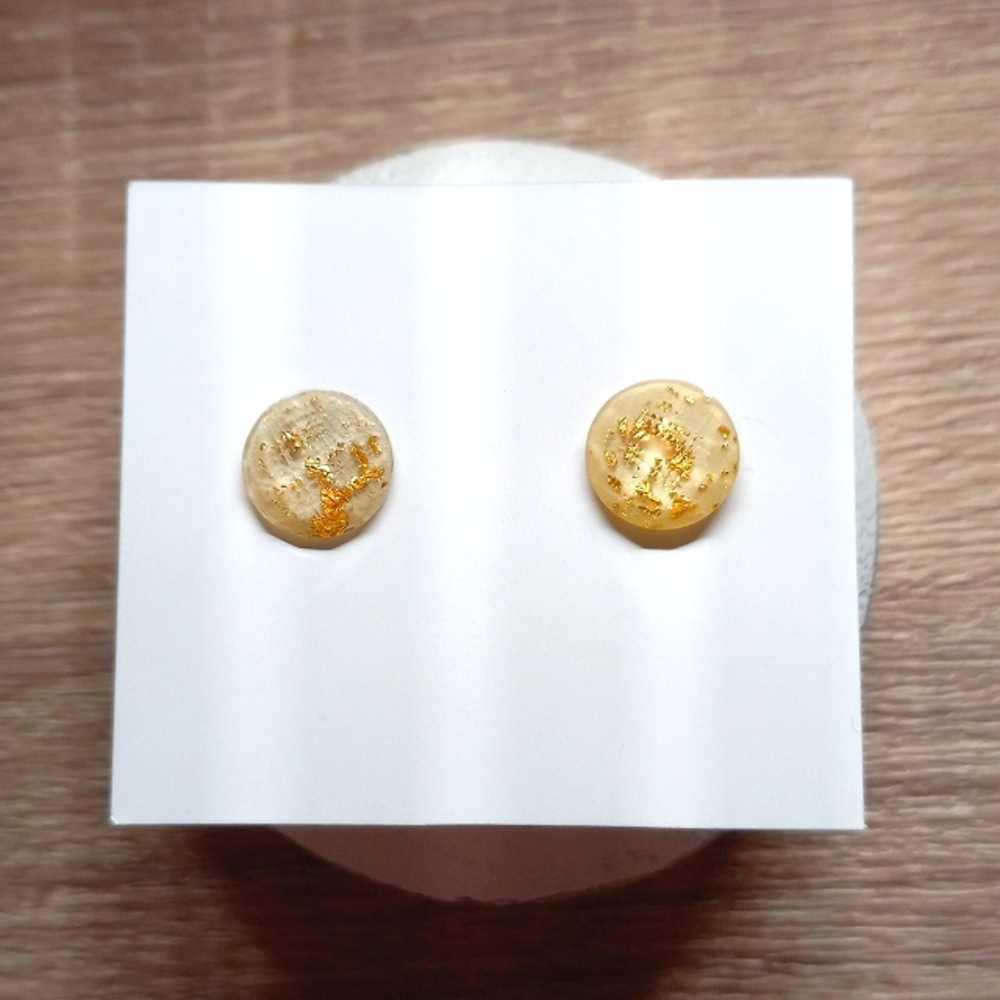 Glitter Gemstone Earrings!!